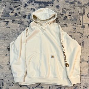 Carhartt Men's Off-White Hoodie